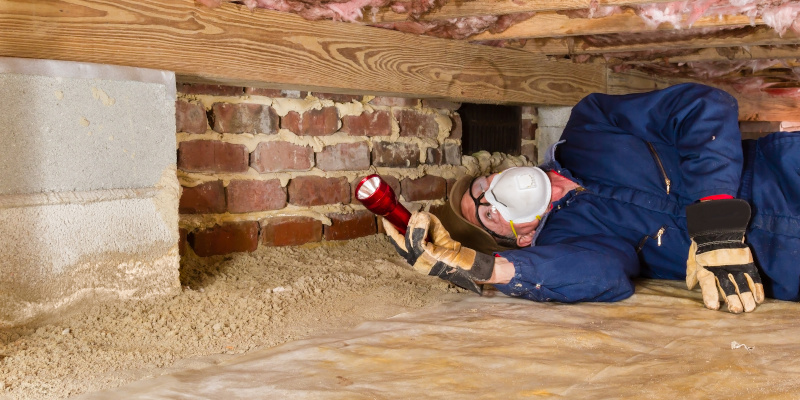 Crawlspace Inspection in Chesapeake, Virginia